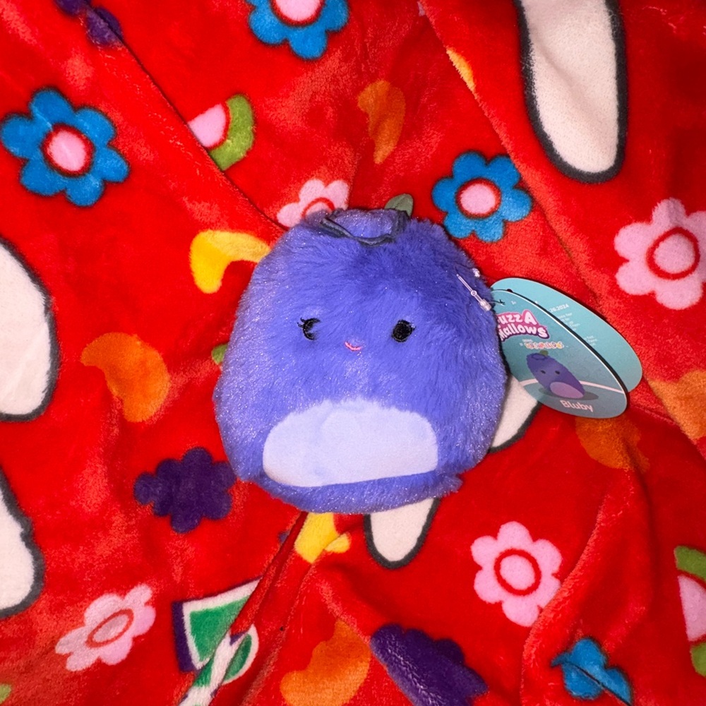 Bluby the 5 inch blueberry fuzzamallow squishmallow plush NEW QUICK SHIP